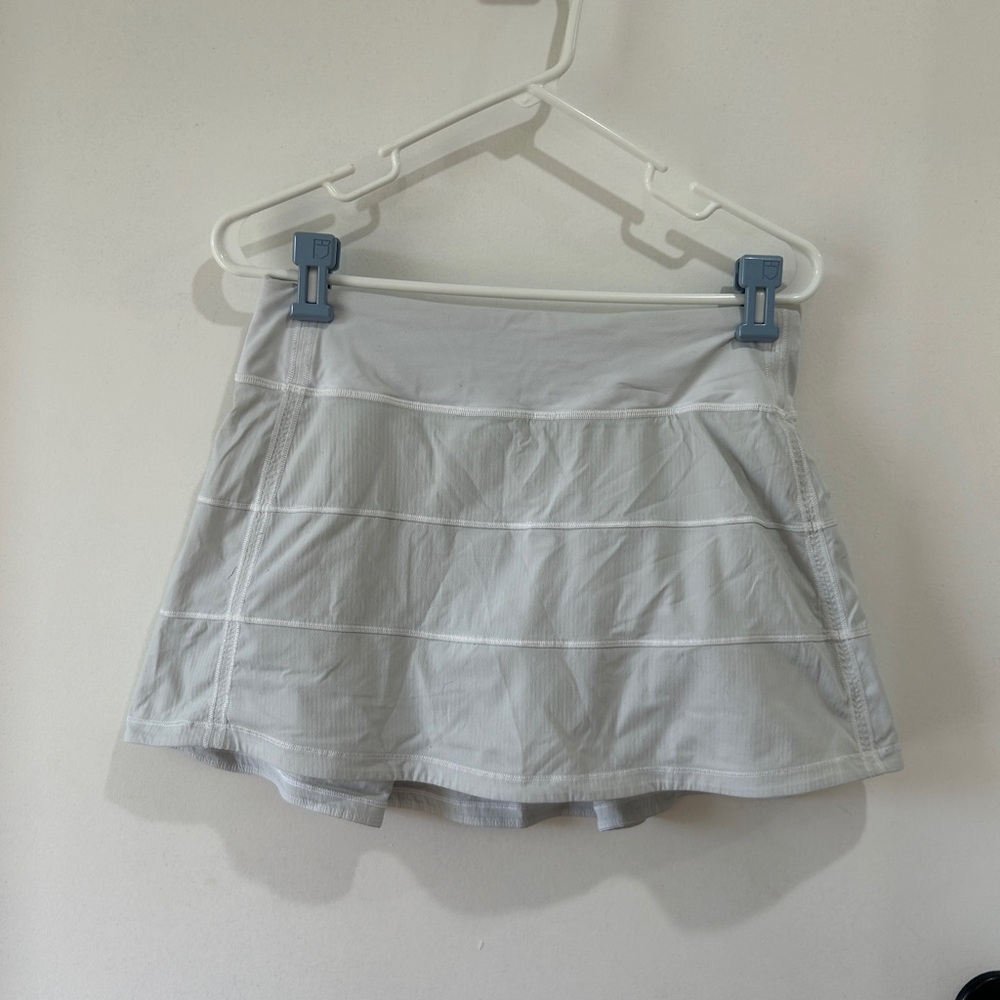 lululemon athletica white athletic skort